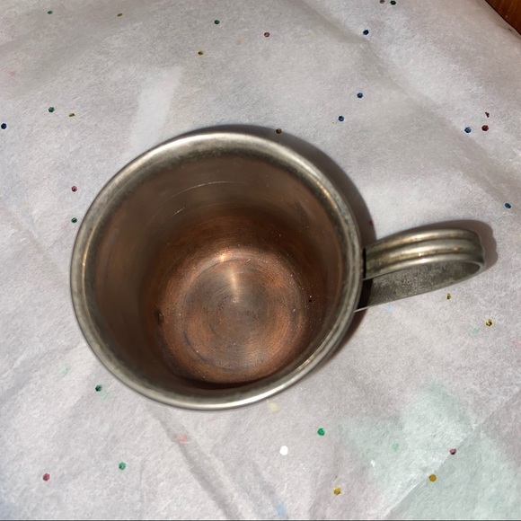 Silver baby mug cup teddy bear design present holiday special occasion gift - Picture 3 of 7